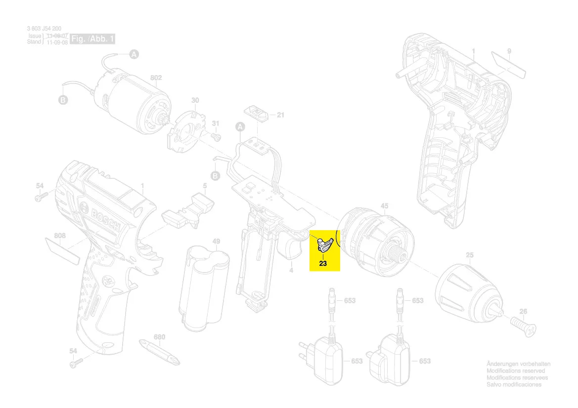 Lentille réf. 2 609 004 497 Bosch